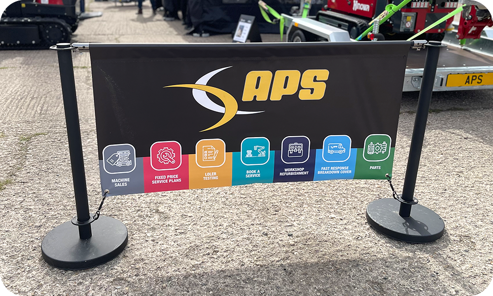 Cafe and Crowd PVC Barrier